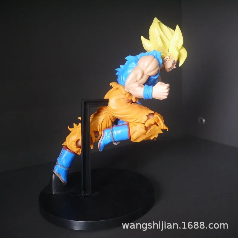 Аниме Dragon Ball Weekly Young 50 юбилей Goku битва повреждения Saiyan человек Гараж Комплект Модель украшения подарок