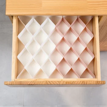 

Drawer Divider Wardrobe Closet Drawer Sub-grid Organizer Multi-Grid Underwear Storage Box Socks Underwear Drawer Box