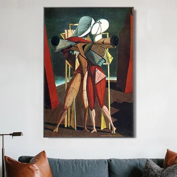 

Giorgio de Chirico Artwork Abstract Oil Painting on Canvas Posters and Prints Classical Wall Art Picture for Living Room Decor