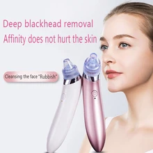 Уход за кожей, вакуум, Удаление пор, прыщей, вакуумный инструмент для всасывания лица, Алмазная дермабразия, машина для чистки угрей лица