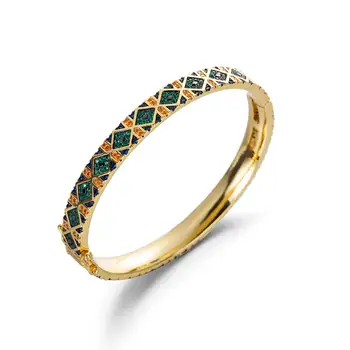 

2020 New Colorful Striped Tribal Women Bracelet Geometric Pattern Fashion Personality Vintage Hand Jewelry Jewelry Gift Free Shi