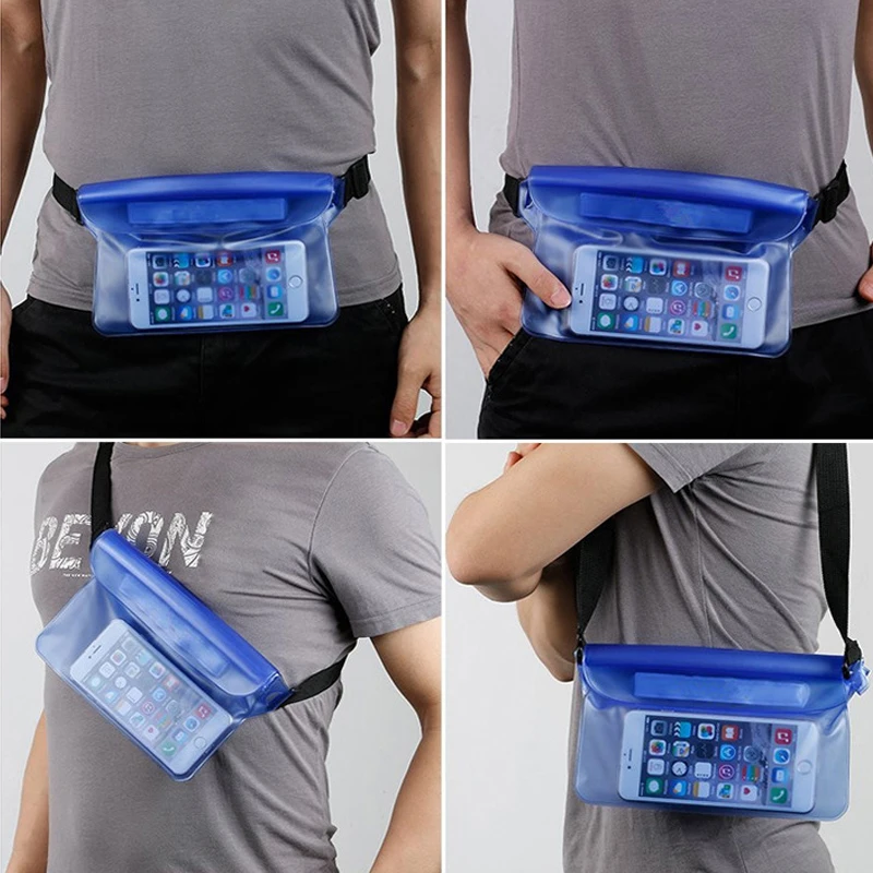  Waterproof Fanny Packs Pouch Clear Bag (2 Pack) For