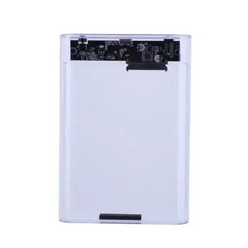 

Transparent HDD Enclosure Case 3.5inch USB 3.0 SATA External HDD Hard Drive Enclosure Case for PC Laptop Game HDD Case