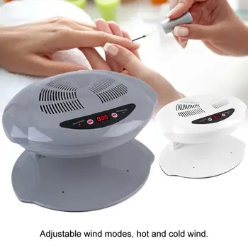 

400w Air Nail Fan Blow Dryer Warm & Cool Wind UV Gel Polish Varnish Drying Manicure Blower For Both Hands and Toes Manicure Tool