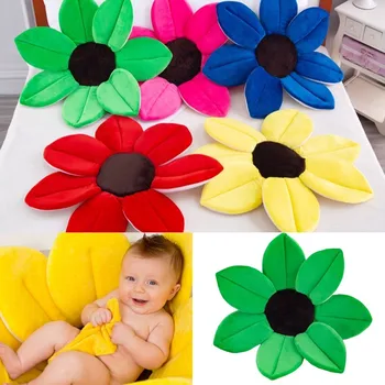 

Soft Baby Bath Flower Pad for Baby Blooming Sink Bath Infant Bloem Bad Cushion Mats Bathtub Mat Newborn Shower Seat Accessories