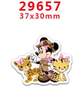 Кабошоны 30 шт мультфильм плоское украшение из смолы pr 30693 - Цвет: 29657