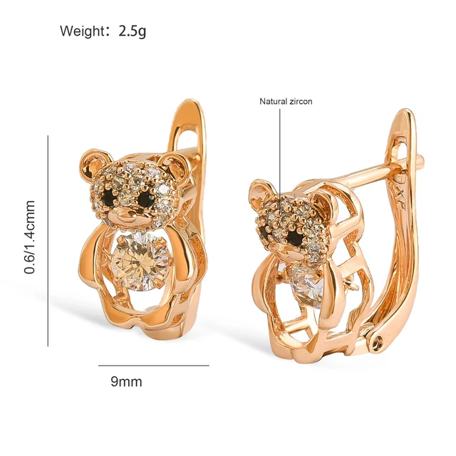 Orecchini A Forma Di Volpe In Argento Sterling 925 – Gioielli Animalier Per Donne E Ragazze – Anallergici