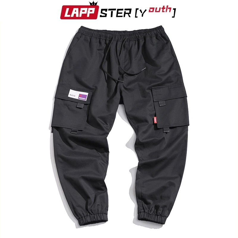 LAPPSTER мужские брюки-шаровары Armygreen Cargo комбинезоны мужские s Японская уличная Harajuku спортивные штаны джоггеры повседневные спортивные штаны