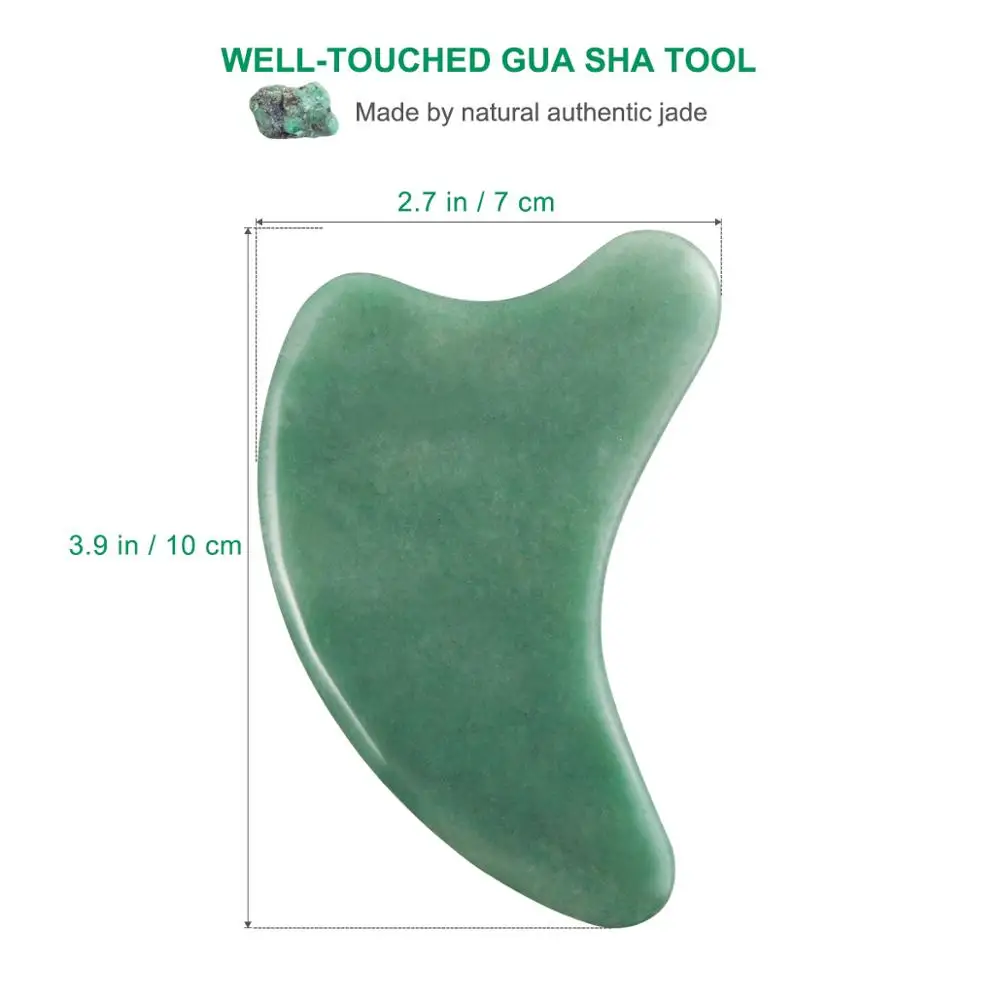 Натуральный камень Gua Sha доска черный рог буйвола Guasha здоровое лечение ног уход за руками инструмент для массажа тела черный