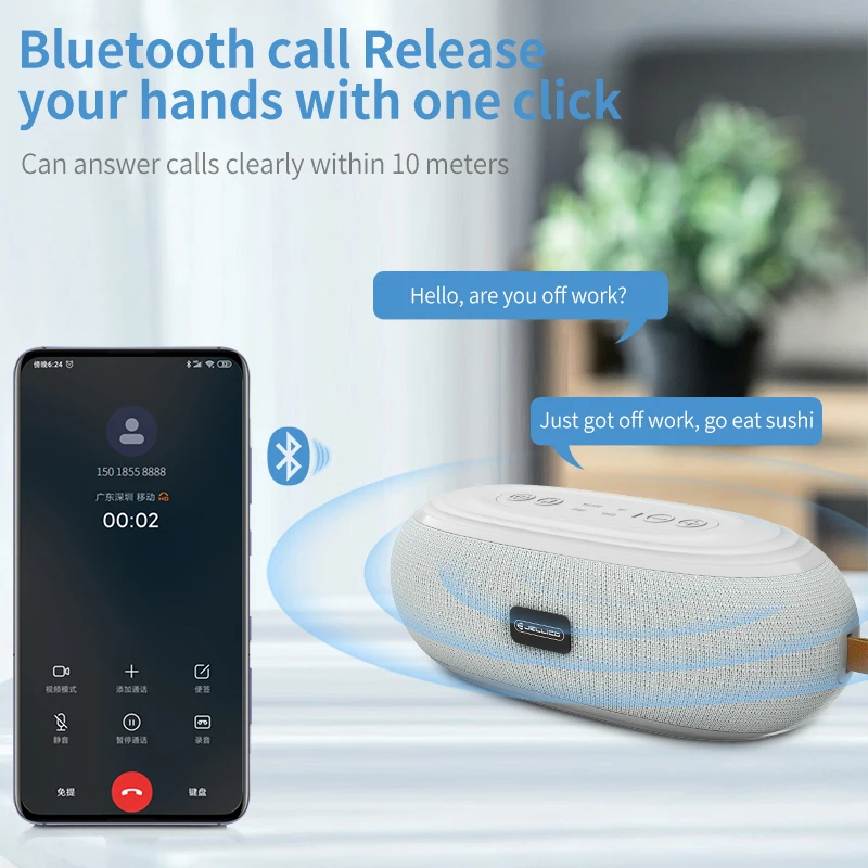 Portable Wireless Bluetooth Speaker Portable Loud