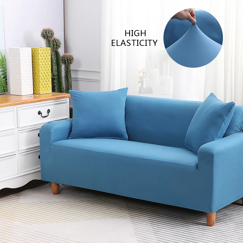 

Elastic Sofa Cover Stretch Fourseat Three Two Single Seat Couch Cover Pet Living Room Corner Chaise Sofa Slipcovers Sectional