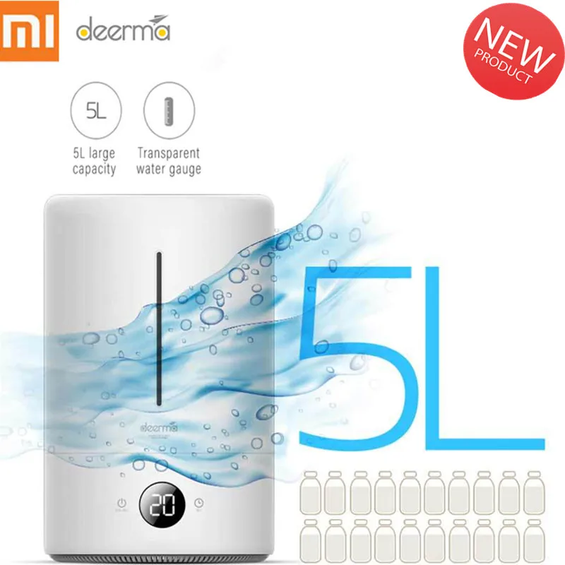 2019 Новый Deerma 5L увлажнитель воздуха бытовой ультразвуковой масляный диффузор