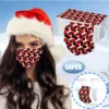 2021 New Women And Men Dust Mask 50pc Adult Christmas Printed Mask Disposable Face Mask Industrial 3ply Ear Loop Маска Для Лица 5