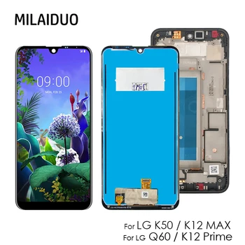 

For LG K50 / LG K12 Max LMX520BMW LMX520EMW LCD Display Touch Screen Digitizer Assembly For Q60 / K12 Prime X525 LCD Replacement