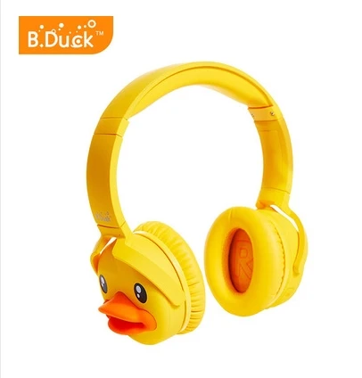 Цвет: желтый Новинка B. Duck настоящая Беспроводная Bluetooth 5,0 гарнитура желтая мультяшная утка над ухом Стерео шумоподавление музыкальные игровые наушники - Цвет: Цвет: желтый