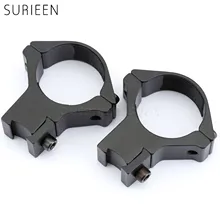 SURIEEN для охоты 11 мм ткач крепление направляющей «Ласточкин хвост» 1 пара 2 шт. 30 мм прицел кольца для прицел фонари Лазерный фонарь