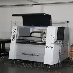 Machine de découpe Laser à Fiber haute vitesse, Machine automatique de découpe de tôle, petite Machine de découpe Laser CNC 1390 
