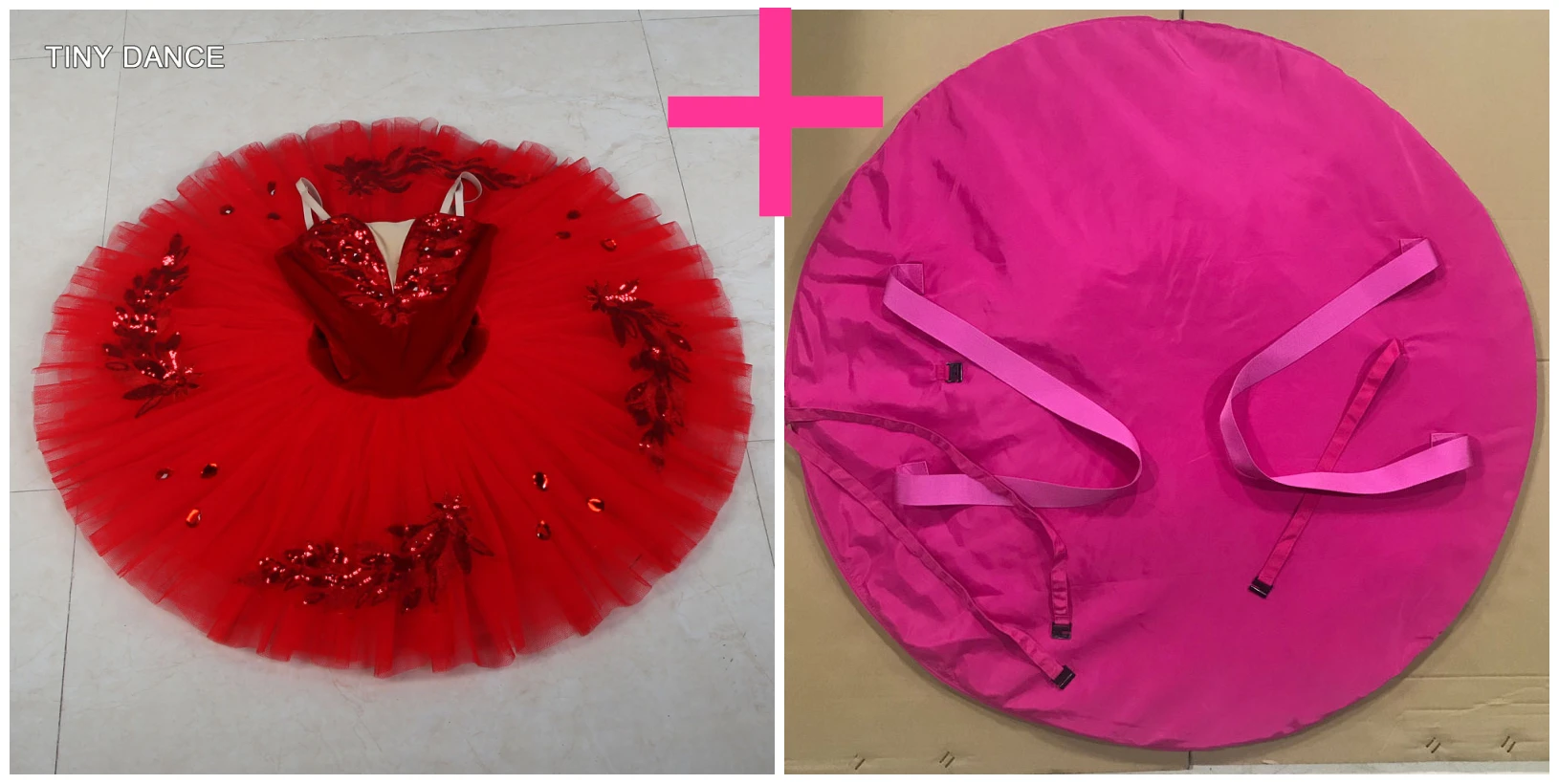 tutu and pink bag 7 слоев жесткого тюля Королевский синий классический балетный костюм блинное платье-пачка профессиональные Балетные костюмы-пачки BLL027 - Цвет: tutu and pink bag