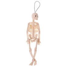 Skeleton Human Model Skull Full Body Mini Figure Toy Phone Hanger Halloween