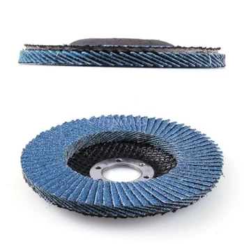 

10x 40 Grits 4.5 X 7/8 4-1/2 Zirconia Angle Grinder Flap Disc Sanding Wheels~