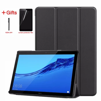 

Cover Case for Huawei Mediapad T5 10'' Tablet stand cover for Huawei MediaPad T5 10 AGS2-W09/L09/L03/W19 10.1inch case gift pen
