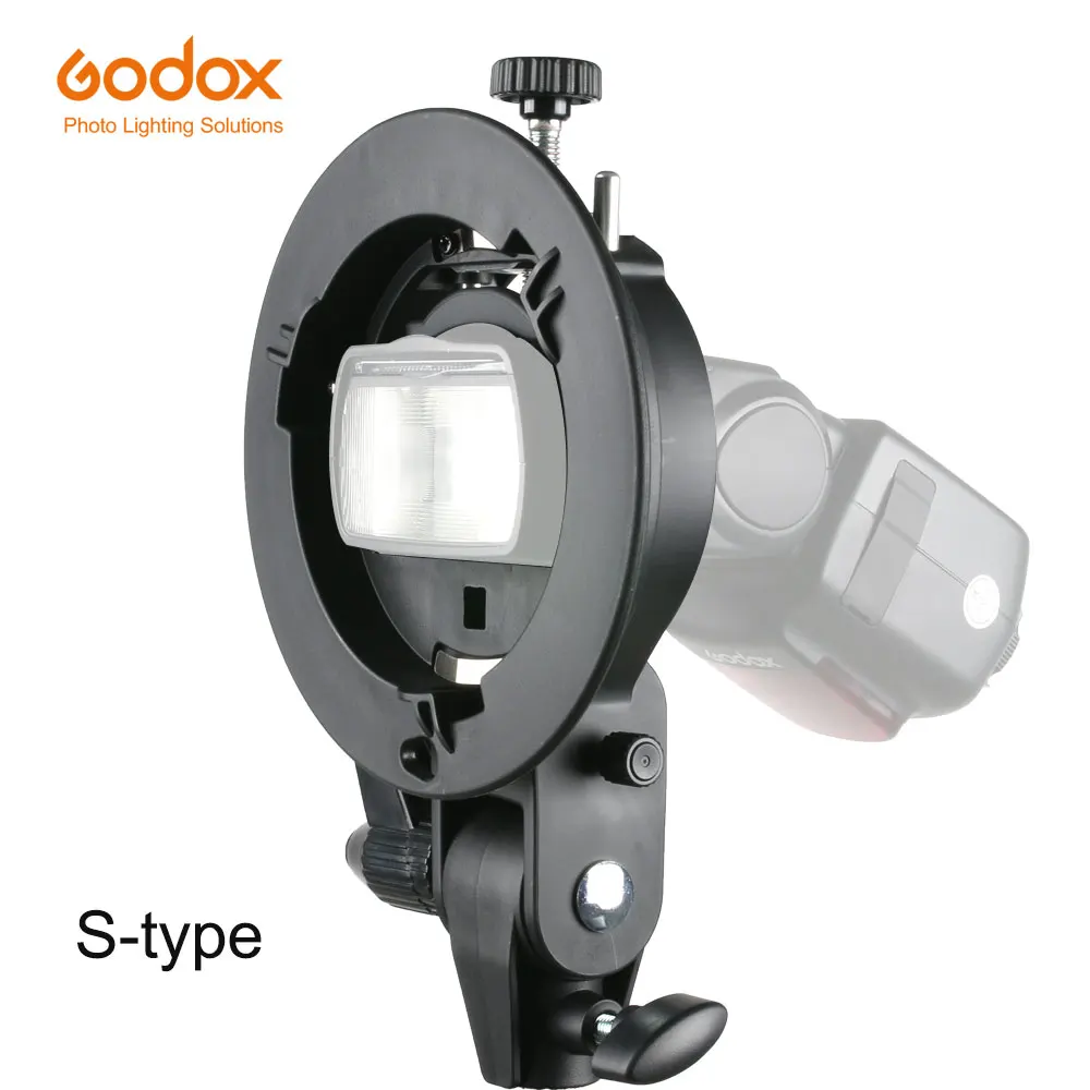 Кронштейн S-типа Godox Bowens S держатель для вспышки Speedlite софтбокса тарелки красоты