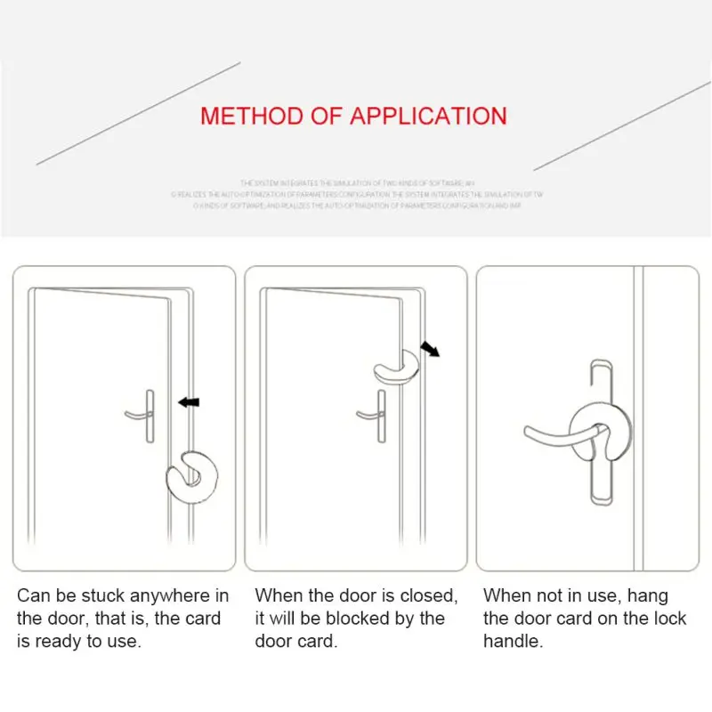 4 шт./партия, u-образный палец, защемленный, защита для детей, защита дверей, пенопластовый ограничитель для двери, предотвращает травму