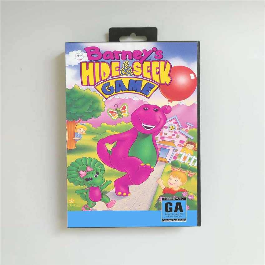 Barney's Hide & Seek игровая Крышка США с розничной коробкой 16 бит MD игровая карта для Sega megadrive Genesis игровая консоль
