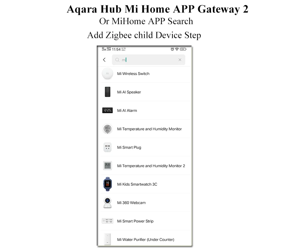Aqara Hub Mi Home APP gateway 2-S4