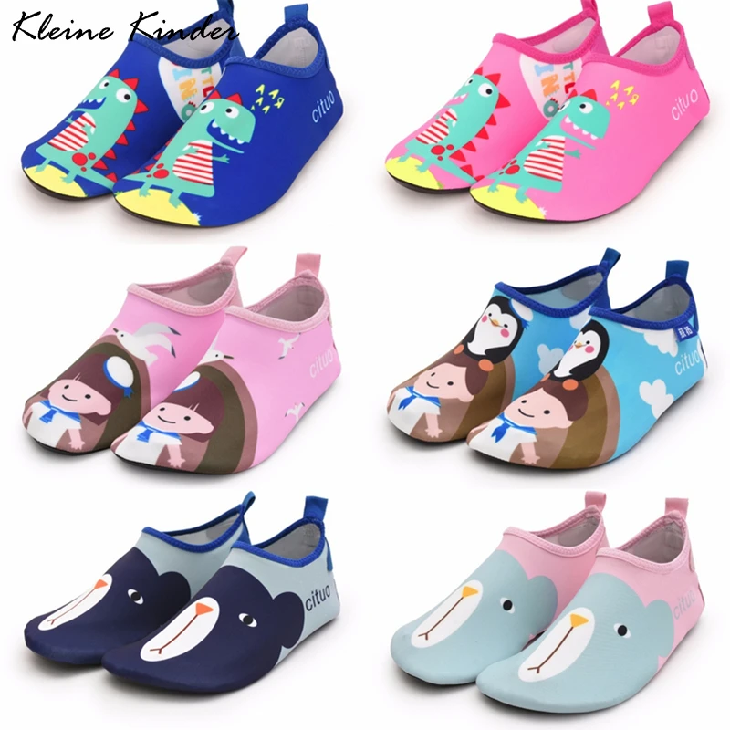 Zapatos de agua descalzos de secado rápido para niños, zapatillas de agua para zapatos de buceo para nadar en la playa|Calzado para - AliExpress