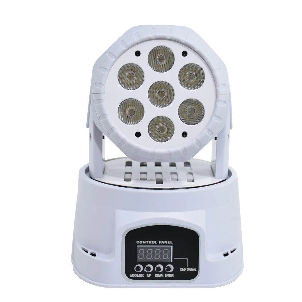 white RGBW для сцены света движущиеся головы мыть луч вечерние DMX512 Led Dj Xmas DMX - Цвет: white