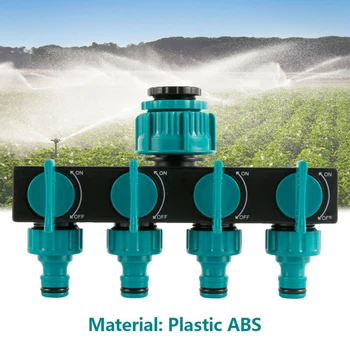 

4 Way Distributor 1/2 \"water Distributor Gardena Garden Hose Faucet Valve