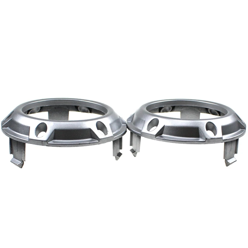 Для Mitsubishi Outlander 2 шт. передний противотуманный светильник лампа Серебряная Рамка аксессуары для автомобиля