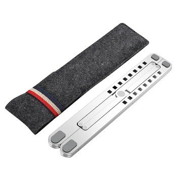 

BONERUY P4 Notebook Cooling Bracket, Foldable Storage Portable Aluminum Alloy Computer Cooling Bracket