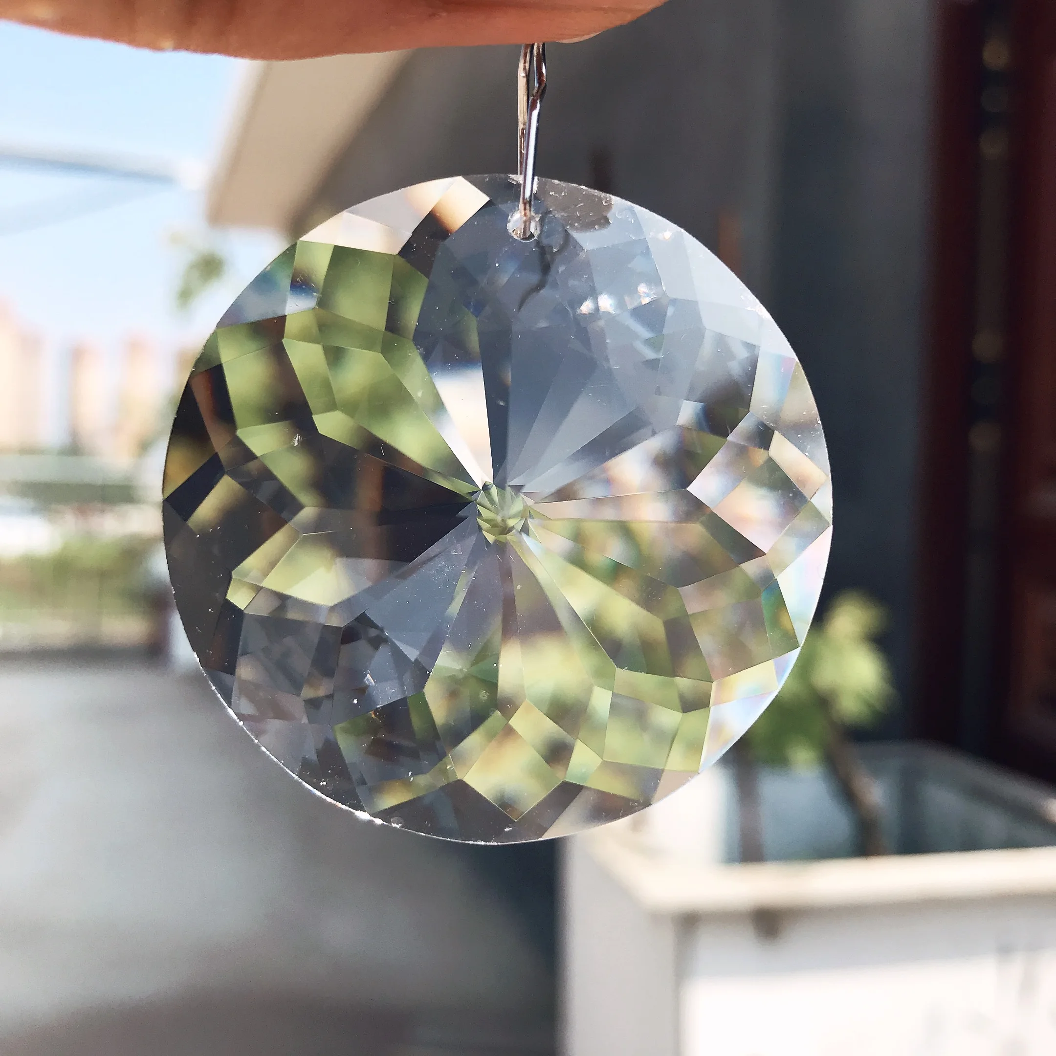 Prisms Chandelier Cutting Pendants Diy Prism Parts Projects Ornament 45MM Sun Glass Crystal Prism Chandelier Crystal Prism