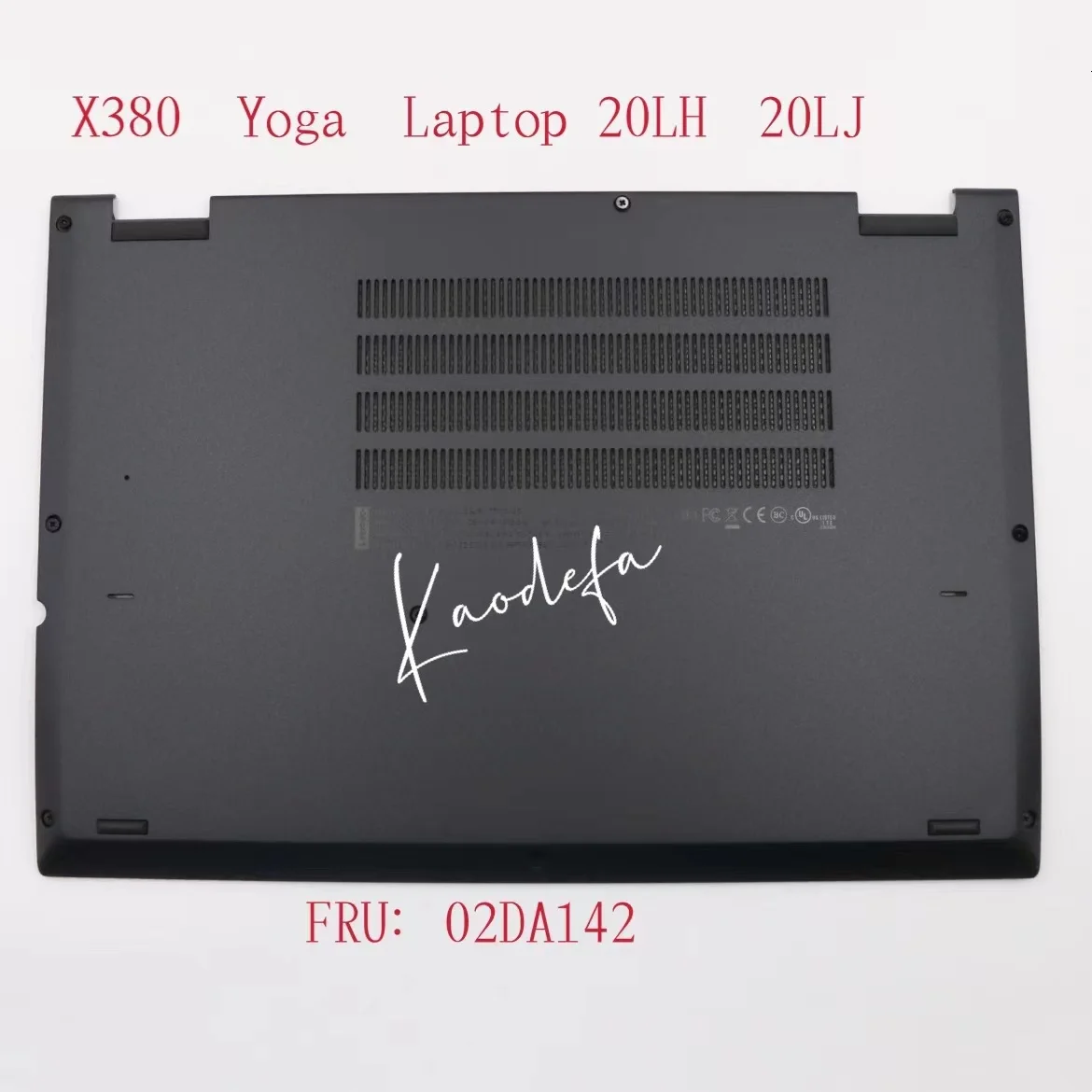 Per Lenovo Thinkpad X380 Yoga Custodia Inferiore Coperchio Base Inferiore Fru:02Da142 Nero 95 Nuovo Smontaggio
