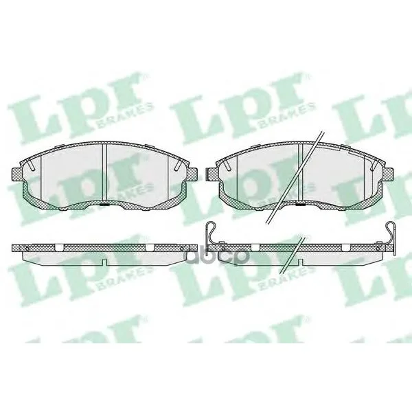 Колодки Тормозные Nissan Juke/Maxima/Teana/Tiida/Suzuki Sx4 Перед. С Инд.Износа Lpr 05p090 Lpr арт. 05P090