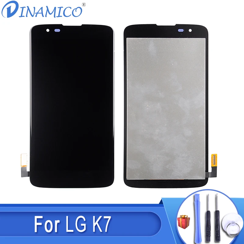 Dinamico продвижение 5 0 inchFor LG K330 Lcd K7 дисплей сенсорный экран дигитайзер сборка LS675 Ms330