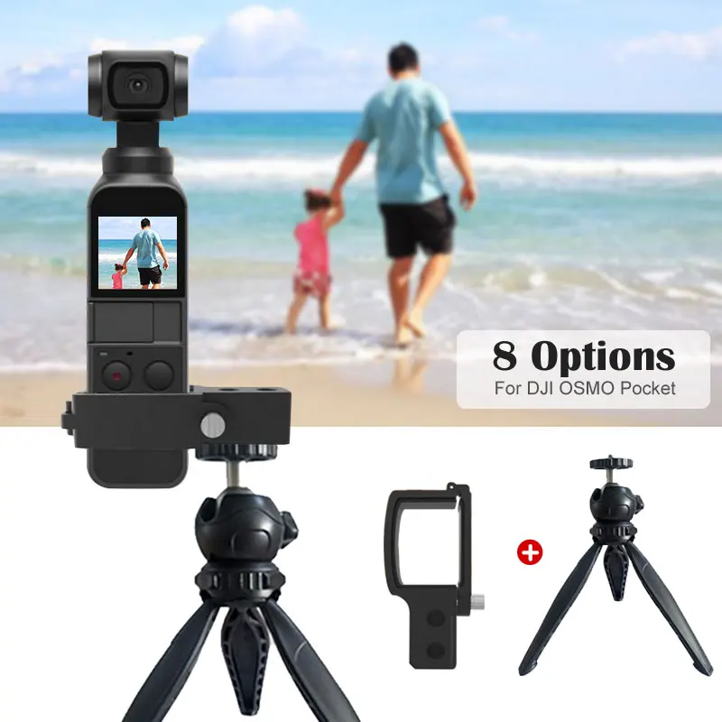 

8 Options Extension Holder 3m Selfie Stick Extension Rod Mini Tripod Gimbal Bike Mount Car Mount For DJI OSMO Pocket Accessories