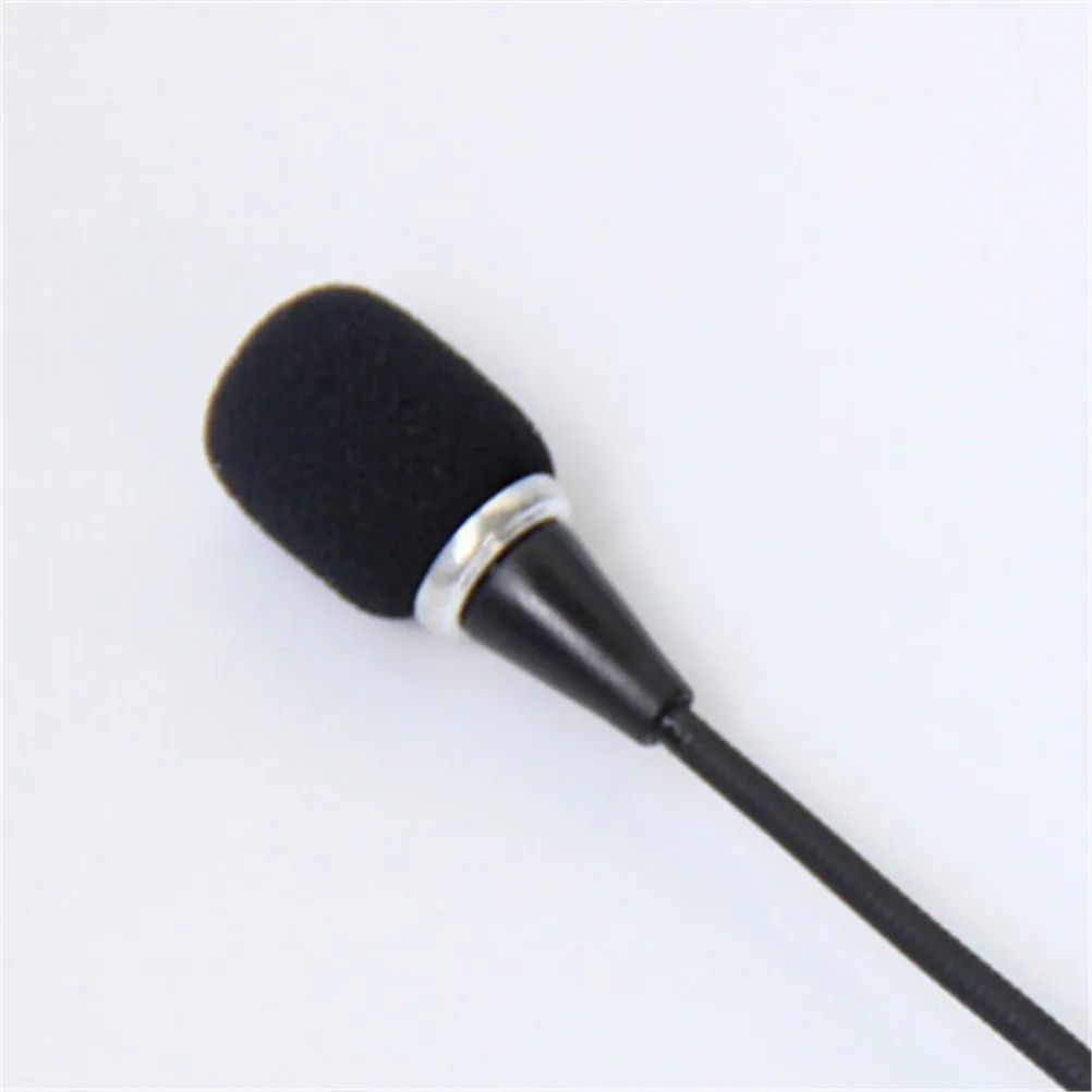 Mini 3.5mm Jack Flexible Microphone For PC Computer Laptop Notebook Condenser Microphone condenser microphone wired microphone recording microphone mini microphone