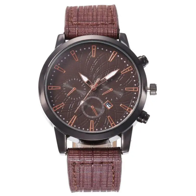 

19 New Style AliExpress Hot Sales Men Sports Casual Quartz Watch Black Shell Silicone Belt With Calendar MEN'S Watch