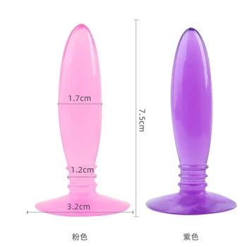 Silicone Anal Plug Sex Toys for Couples Bullet Shape Butt Plug Sex Stimulation Toys for Adult Male Female Intimate Goods 2