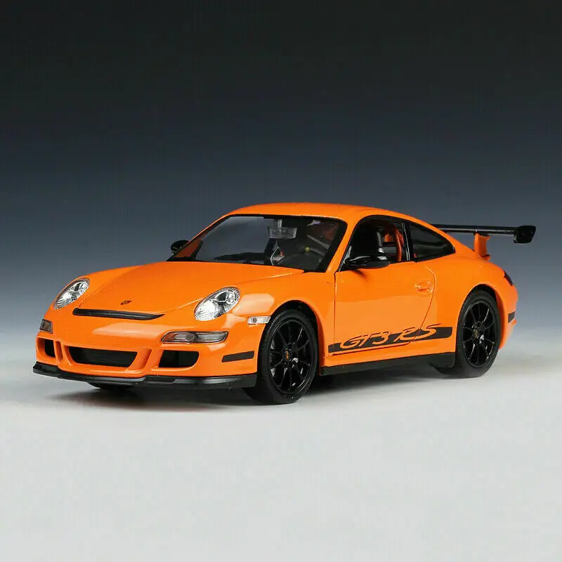 Welly 1:24 Porsche 911 GT3 RS 997 литья под давлением Модель гоночного автомобиля Новый в