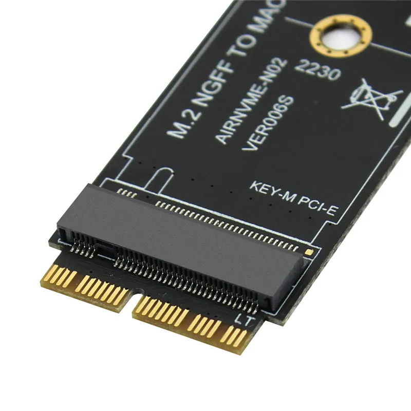 15 шт./лот M.2 NGFF к NVME SSD карта быстрая скорость Простая установка замена адаптер стабильный модуль прочный для MacBook 13-17