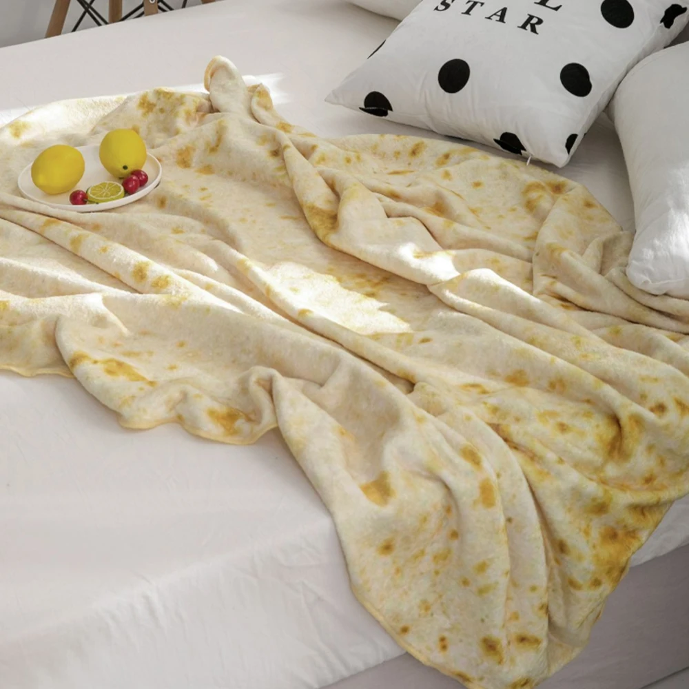 Супермягкие теплые фланелевые одеяла Burrito 280Gsm круглые для путешествий на самолете коралловые флисовые