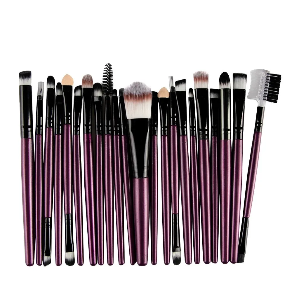 22Pcs MAANGE Pro 6/15/20/22 шт./компл. принадлежности для макияжа, косметический набор, набор шерстяных набор кистей для макияжа Make up brushe G1010 - Handle Color: 22Pcs