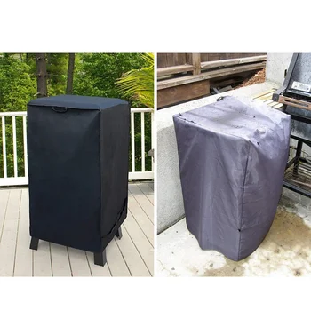 

Black Waterproof BBQ Cover Heavy Duty BBQ Accessories Grill Cover Rain Barbacoa Anti Dust Rain Gas Charcoal Electric Barbeque3