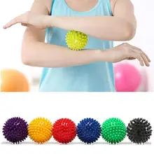 7 см круглый спортивный ПВХ коврик для фитнеса шарики для массажа рук ПВХ подошвы Ежик сенсорный хват тренировочный мяч портативный шар для физиотерапии