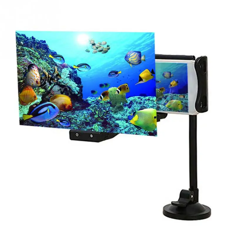 

Durable 3D HD Projection High Flexible Phone Holder Suction Cup Adjustable Angle Phone Tablet Holder Screen Magnifier