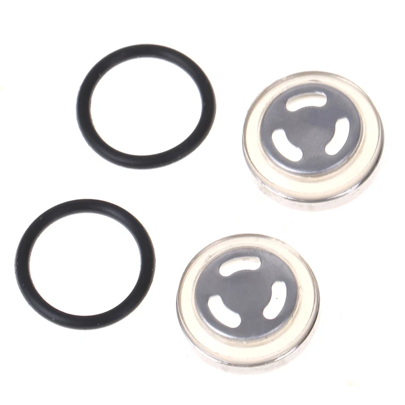 2Pcs Universal 18mm Motorcycle Sight Glass Oil Sight Glass With Seal For Brake Pump Brake Cylinder
